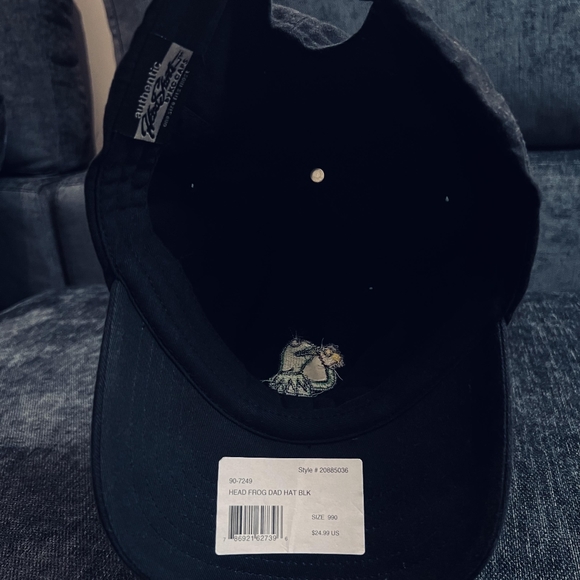 Kermit the frog sipping tea dad cap - Picture 4 of 4